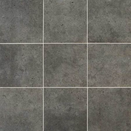 Daltile Industrial Park - 12" x 12" Square Floor and Wall Tile - Textured Visual - Sold by Carton (14.55 SF/Carton) Charcoal Black
