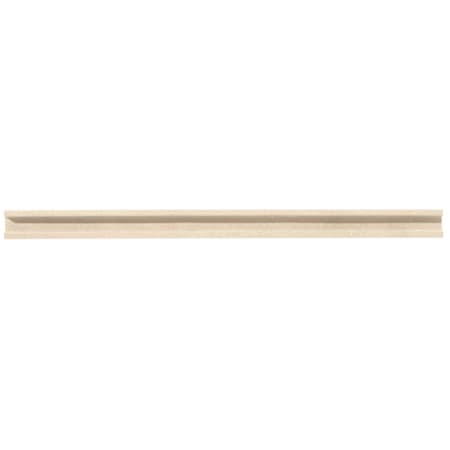 Daltile Limestone Collection - 12" x 3/4" Pencil Rail Wall Tile - Honed Limestone Visual Adour Creme