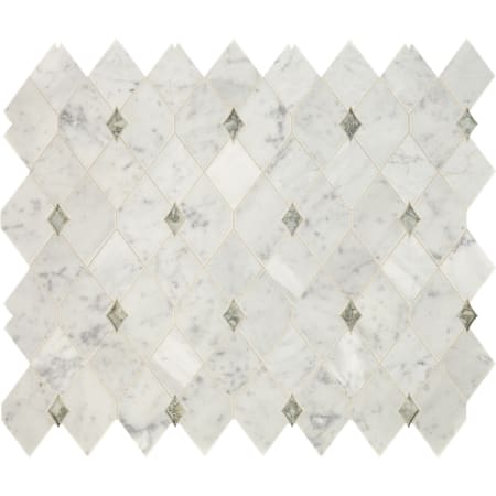 Daltile Sample Only of LVHRLQNMS1L Carrara White / Antique Mirror