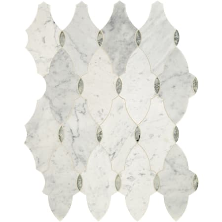 Finish: Carrara White / Antique Mirror