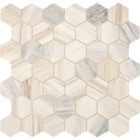 Daltile Sample Only of M0122HEXMS1U Pier White