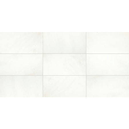 Daltile Raine - 12" x 24" Rectangle Ceiling, Floor, and Wall Tile - Honed Visual - Sold by Carton (12 SF/Carton) Empyrean Ice