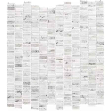 Daltile 1" x 1" Rectangle Floor and Wall Tile - Honed Visual - Sold by Sheet (1 SF/Sheet) Venetian Calacatta