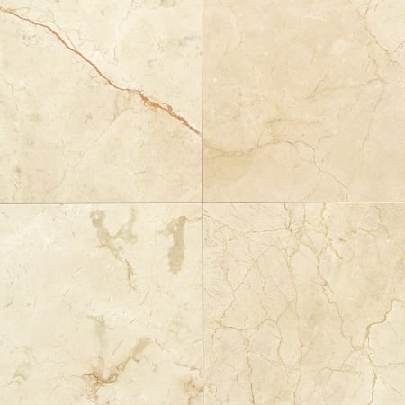 Daltile Marble - 12" x 12" Square Floor and Wall Tile - Honed Visual - Sold by Carton (10 SF/Carton) Crema Marfil Classico