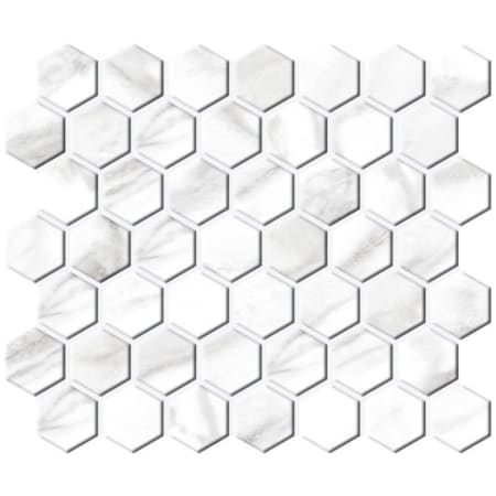 Daltile Sample Only of PT15HEXMS1P2 Brilliant White