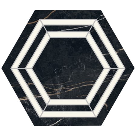 Daltile Sample Only of PT8HEXDECO1P2 Tuxedo