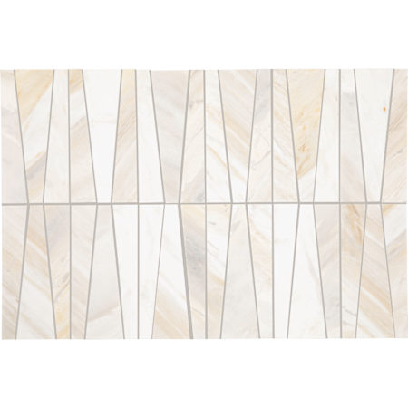 Daltile Perfit Mosaix - 18" x 12" Geometric Floor and Wall Tile - Honed Visual - Sold by Carton (1.49 SF/Carton) Namaste