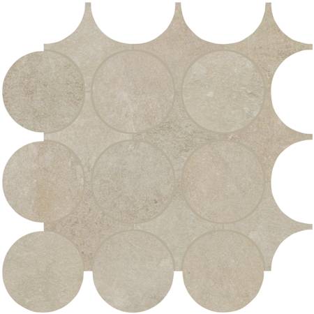 Daltile Rekindle - 14" x 14" Geometric Floor and Wall Tile - Matte Visual - Sold by Carton (0.97 SF/Carton) Beige
