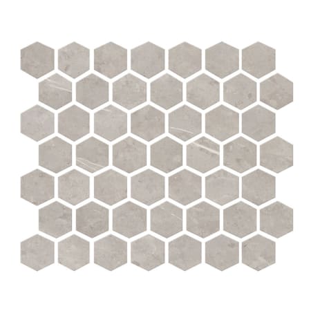 Daltile Resilience - 10-1/4" x 11-3/8" Geometric Mosaic Floor and Wall Tile - Matte Marble Visual - Sold by Sheet (0.81 SF/Sheet) Stamina Grey