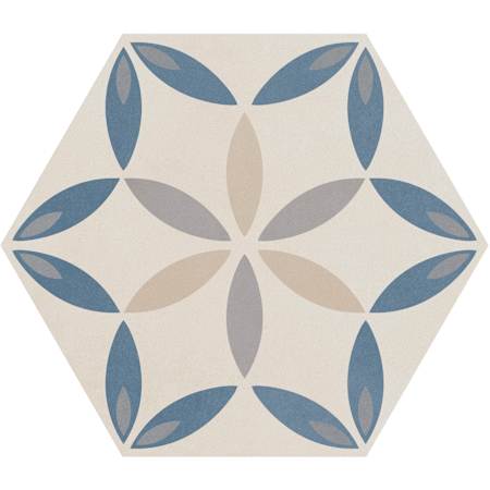 Daltile Scrapbook - 8" x 9" Mosaic Floor and Wall Tile - Matte Visual - Sold by Carton (9.27 SF/Carton) Petal