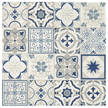 Daltile Sublimity - 11" x 11" Encaustic Mosaic Wall Tile - Honed Tile Visual - Sold by Sheet (0.96 SF/Sheet) Mindful Sequence