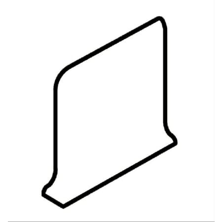 Daltile Color Wheel Classic - 6" Matte Ceramic Cove Base Corner Matte Almond