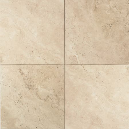 Daltile Travertine - 16" x 16" Square Floor and Wall Tile - Honed Visual - Sold by Carton (10.68 SF/Carton) Baja Cream