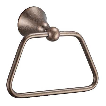 Distressed Bronze Towel Ring