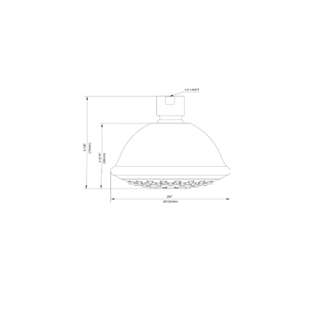 Danze-DH151110-Dimensional Drawing