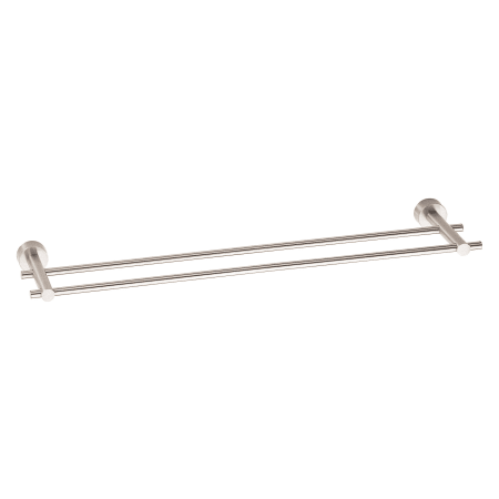 Brushed Nickel Double Towel Bar