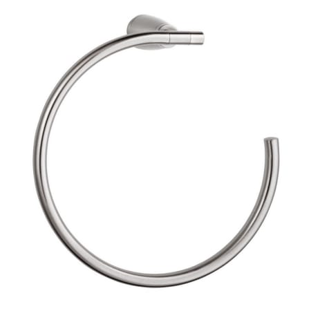 Brushed Nickel Towel Ring