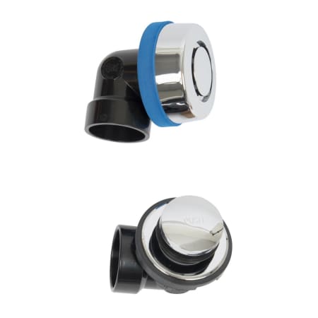 Dearborn True Blue 1-1/2" Tub Drain Kit - with Overflow Chrome