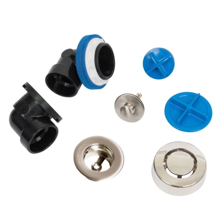 Dearborn True Blue 1-1/2" Tub Drain Kit - with Overflow Brushed Nickel