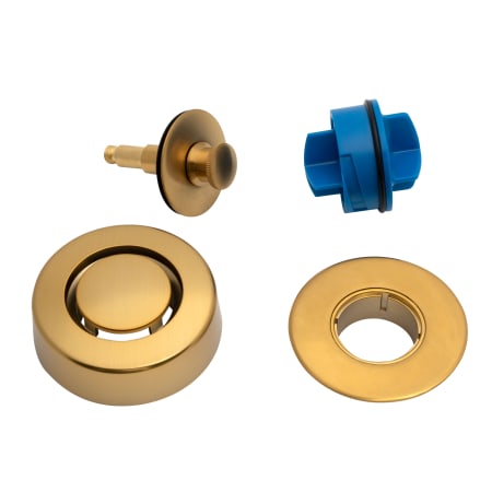 Dearborn True Blue 1-1/2" Tub Drain Kit - with Overflow Brushed Gold