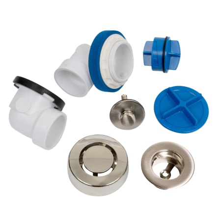 Dearborn True Blue 1-1/2" Tub Drain Kit - with Overflow Brushed Nickel