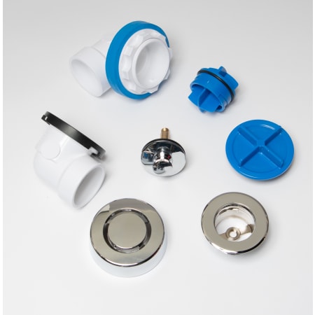 Dearborn True Blue 1-1/2" Tub Drain Kit - with Overflow Chrome