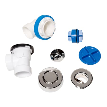 Dearborn True Blue 1-1/2" Tub Drain Kit - with Overflow Chrome