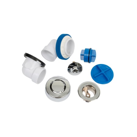Dearborn True Blue 1-1/2" Tub Drain Kit - with Overflow Chrome