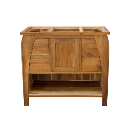 DecoTeak Tranquility 36" Single Free Standing Vanity Cabinet Only - Less Vanity Top EarthyTeak