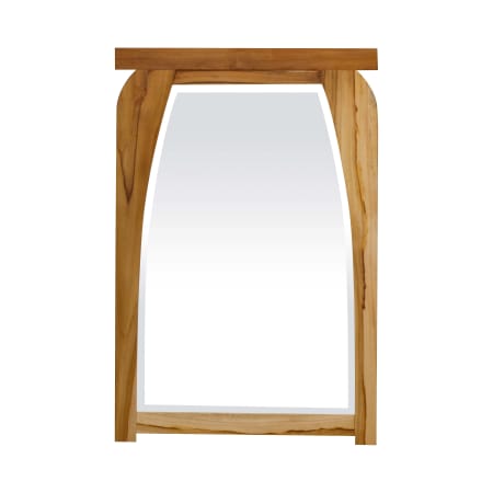 DecoTeak Tranquility 24" W x 35" H Modern Rectangular Wood Framed Bathroom Wall Mirror EarthyTeak