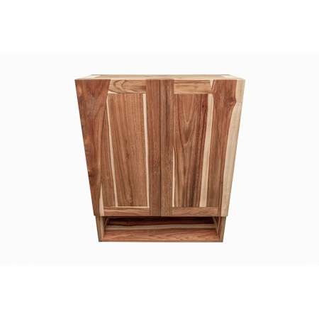 DecoTeak Tranquility 24" x 30" Double Door Teak Medicine Cabinet Earthy Teak