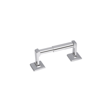 Delaney 300 Series Paper Holder with Satin Nickel Roller Polished Chrome