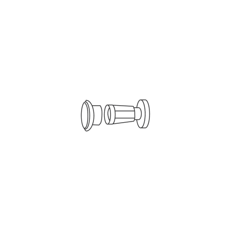 Delaney 6 Foot Aluminum Shower Rod Polished Chrome