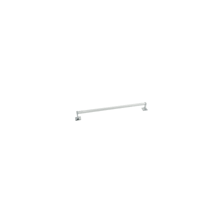 Delaney 300 Series 3/4 x 18 Inch Square Aluminum Towel Bar Set Satin Nickel
