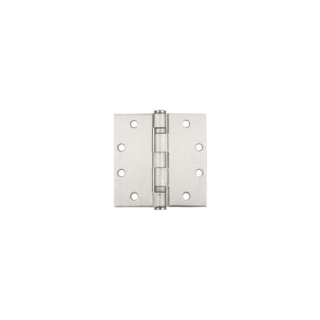 Delaney 4 Inch x 4 Inch Ball Bearing Square Corner Mortise Hinge - Pair Brushed Chrome