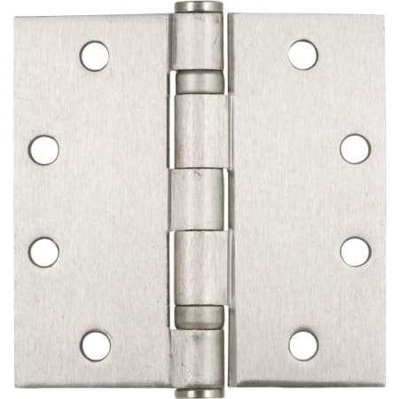 Delaney 4.5 Inch x 4.5 Inch Ball Bearing 5/8 Inch Square Corner Mortise Hinge - Pair Dull Chrome