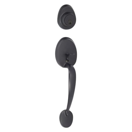 Delaney Single Cylinder Keyed Entry Handleset with Interior Knob or Lever from the Mayfair Series Oil Rubbed Bronze