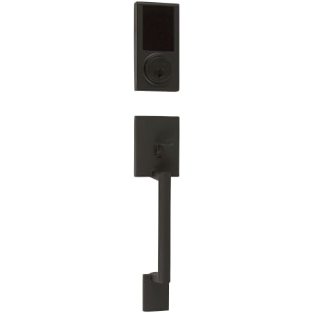 Delaney Avino Sectional Electronic Keyless Entry Handleset with Vida Interior Lever Black