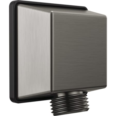 Delta Square Wall Supply Elbow for Hand Shower Hose Connection Black Stainless
