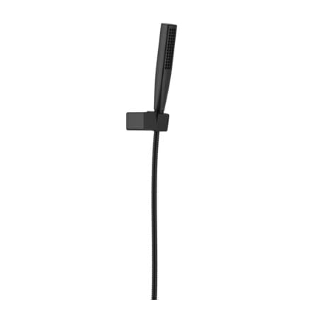 Delta Single-Setting Hand Shower with Wall Mount featuring FeatherRain Spray Matte Black