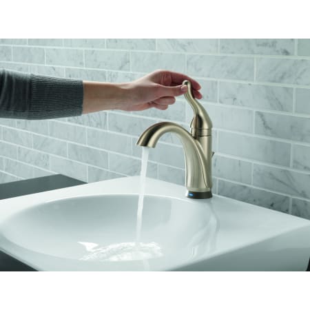 Delta-15960T-DST-Faucet in Use in Brilliance Stainless