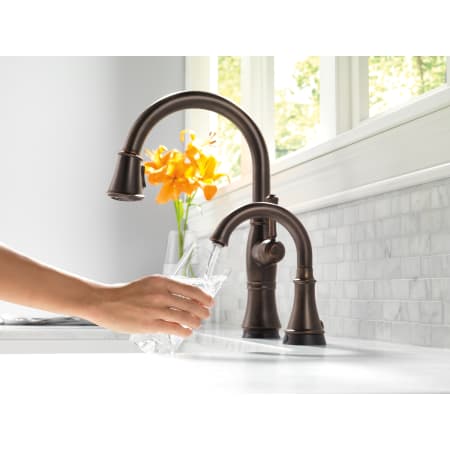 Delta-1914T-Running Faucet in Venetian Bronze