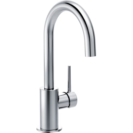 Delta Trinsic Single Handle Bar Faucet with Limited Swivel Spout Chrome