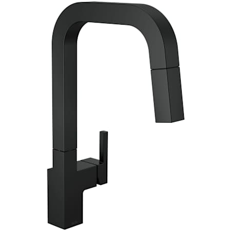 Delta Junction 1.8 GPM Single Hole Pull Down Kitchen Faucet With MagnaTite and Touch-Clean Technology Matte Black