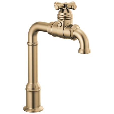 Delta Broderick 1.5 GPM Single Hole Bar Faucet Champagne Bronze