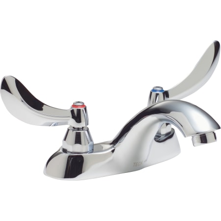 Delta Double Handle 0.5GPM Bathroom Faucet with Blade Handles from the Commercial Series Chrome