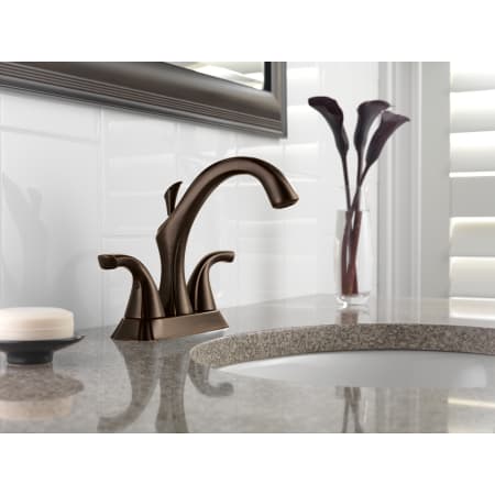 Delta-2592-MPU-DST-Installed Faucet in Venetian Bronze