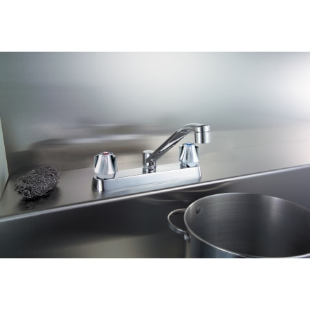 Delta-26C3141-Installed Faucet in Chrome