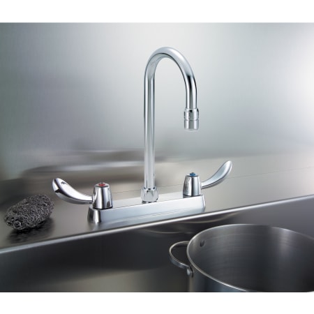 Delta-26C3932-Installed Faucet in Chrome