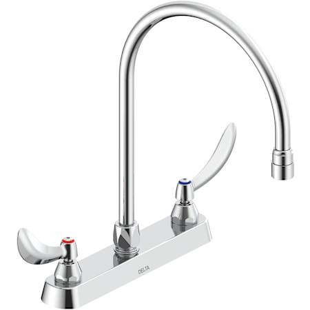 Delta 26C3 2.2 GPM Centerset Bathroom Faucet Chrome